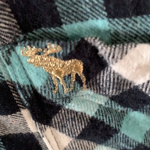 Abercrombie kids sz 15/16 flannel shirt euc - Picture 3 of 5